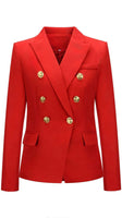 Hot Red Blazer for Women