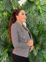 Houndstooth Blazer for Women