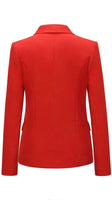 Hot Red Blazer for Women